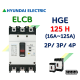 [현대일렉트릭] HGE 125H / 16A ~ 125A / ELCB 누전차단기 현대일렉트릭  HYUNDAI ELECTRIC 배전기기